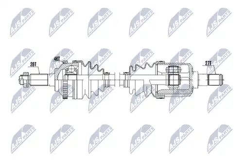 полуоска NTY NPW-KA-386