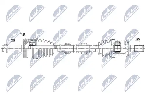 полуоска NTY NPW-KA-390