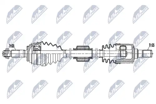 полуоска NTY NPW-KA-394