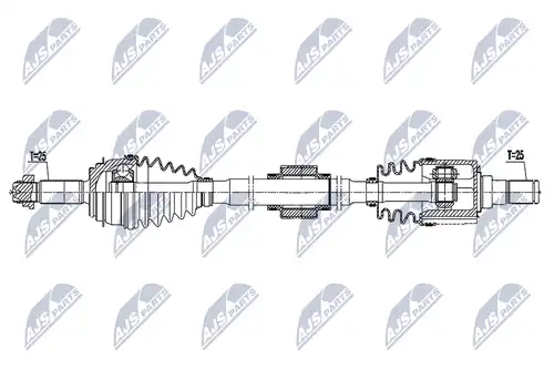 полуоска NTY NPW-KA-396