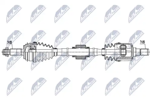 полуоска NTY NPW-KA-398