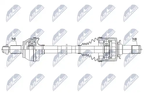 полуоска NTY NPW-LR-023