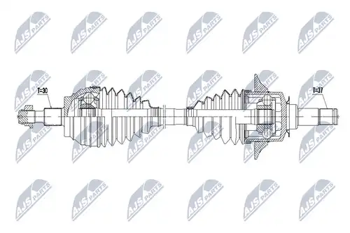 полуоска NTY NPW-ME-068