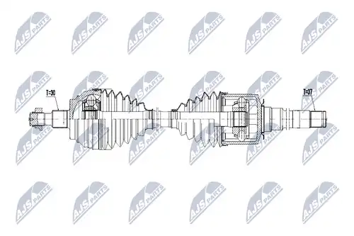 полуоска NTY NPW-ME-069