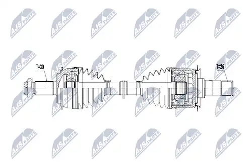 полуоска NTY NPW-ME-072