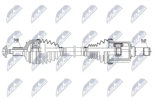 полуоска NTY NPW-ME-076