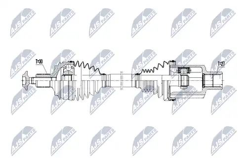 полуоска NTY NPW-ME-077