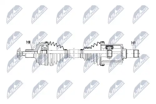 полуоска NTY NPW-ME-078