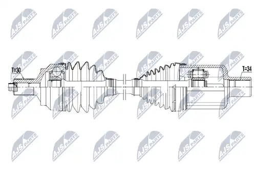 полуоска NTY NPW-ME-096