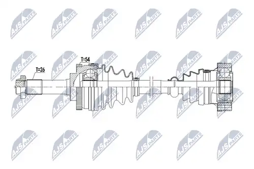 полуоска NTY NPW-ME-100