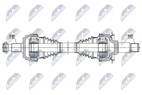 полуоска NTY NPW-ME-148