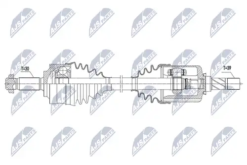 полуоска NTY NPW-ME-150