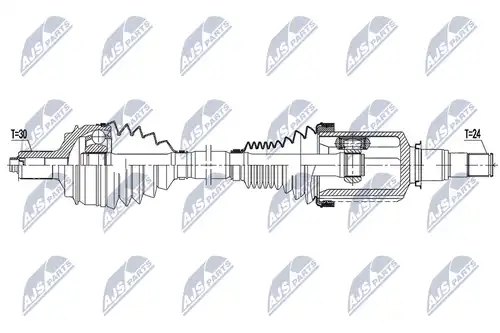 полуоска NTY NPW-ME-154