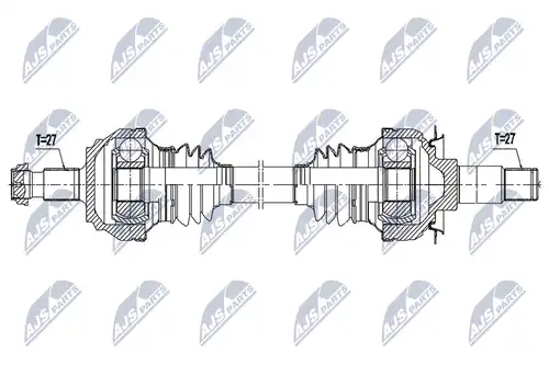 полуоска NTY NPW-ME-156