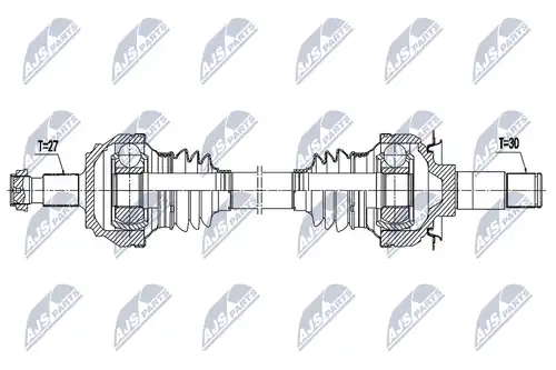 полуоска NTY NPW-ME-160