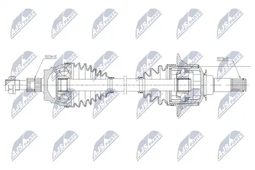 полуоска NTY NPW-ME-162