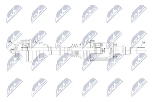 полуоска NTY NPW-ME-168