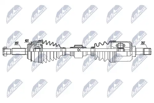 полуоска NTY NPW-MS-049