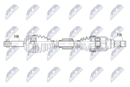 полуоска NTY NPW-MS-065