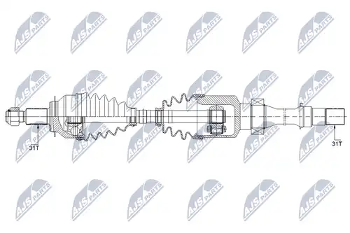 полуоска NTY NPW-MZ-041