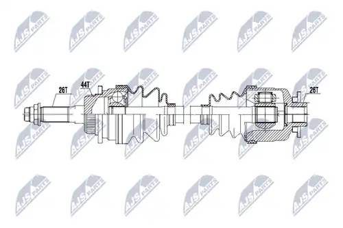 полуоска NTY NPW-MZ-072