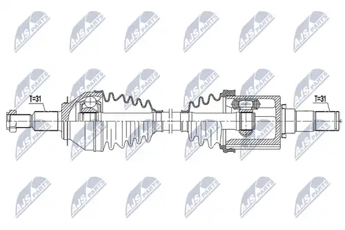 полуоска NTY NPW-MZ-074