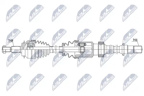 полуоска NTY NPW-MZ-076