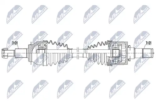 полуоска NTY NPW-MZ-080