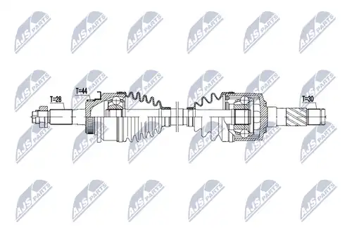 полуоска NTY NPW-MZ-090