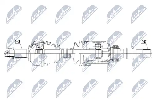 полуоска NTY NPW-NS-062