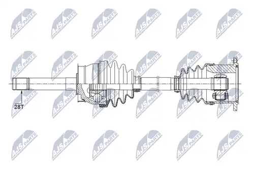 полуоска NTY NPW-NS-086