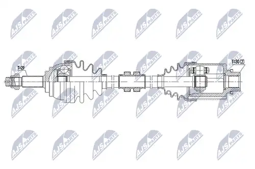 полуоска NTY NPW-NS-088