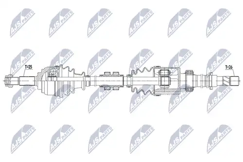 полуоска NTY NPW-NS-102