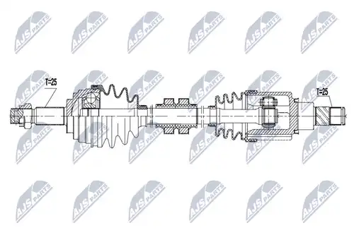 полуоска NTY NPW-NS-116