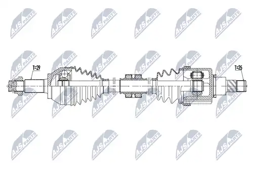 полуоска NTY NPW-NS-118