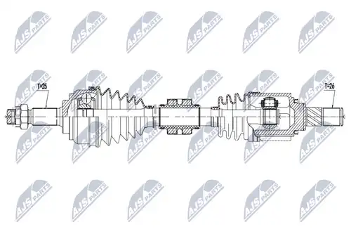 полуоска NTY NPW-NS-136