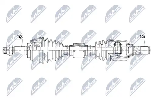 полуоска NTY NPW-NS-138