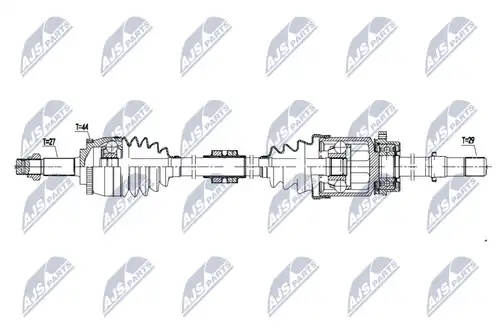 полуоска NTY NPW-NS-142