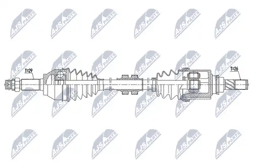 полуоска NTY NPW-NS-144