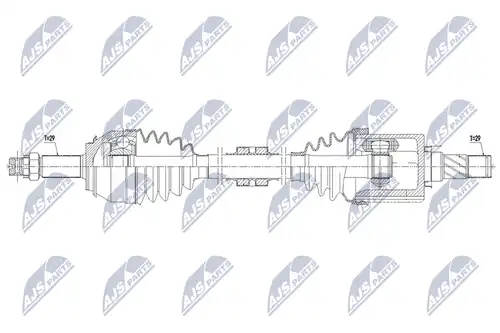 полуоска NTY NPW-NS-150