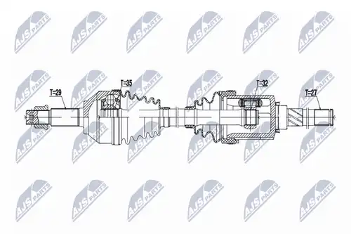 полуоска NTY NPW-NS-165