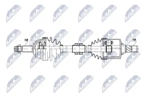 полуоска NTY NPW-NS-169