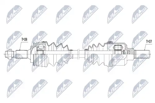 полуоска NTY NPW-PE-039