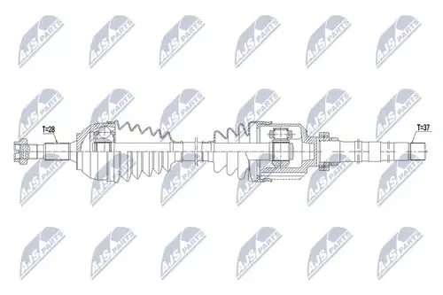 полуоска NTY NPW-PE-053