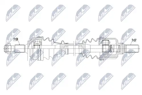 полуоска NTY NPW-PE-061