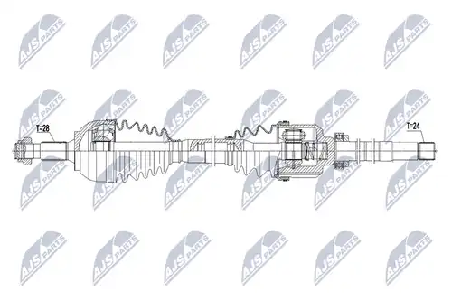 полуоска NTY NPW-PE-065