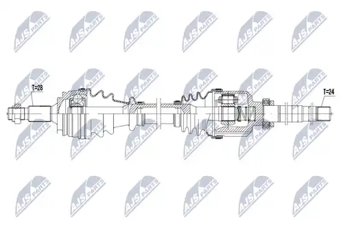 полуоска NTY NPW-PE-079