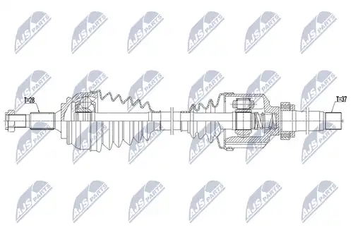 полуоска NTY NPW-PE-089