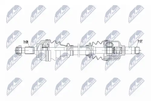 полуоска NTY NPW-PE-099