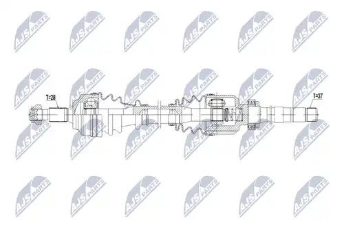 полуоска NTY NPW-PE-101